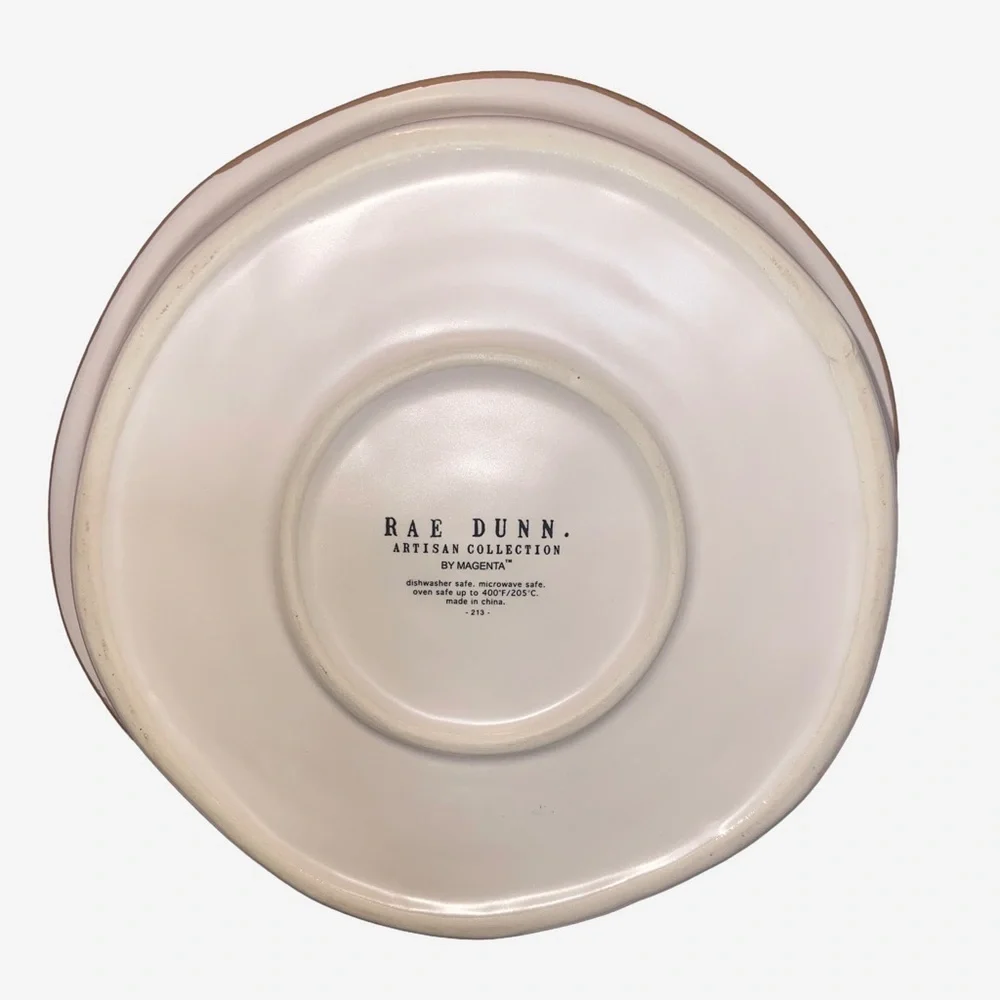 NEW RAE DUNN Pumpkin Pie Deep Dish Artisan Collection RARE Holidays Fall - Picture 4 of 4